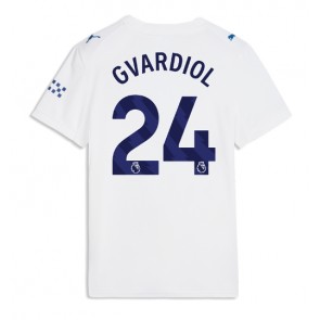 Manchester City Josko Gvardiol #24 Tredje Tröja Dam 2026-27 Kortärmad